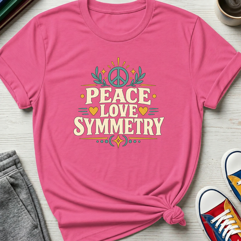 Peace Love and Symmetry | T-Shirt