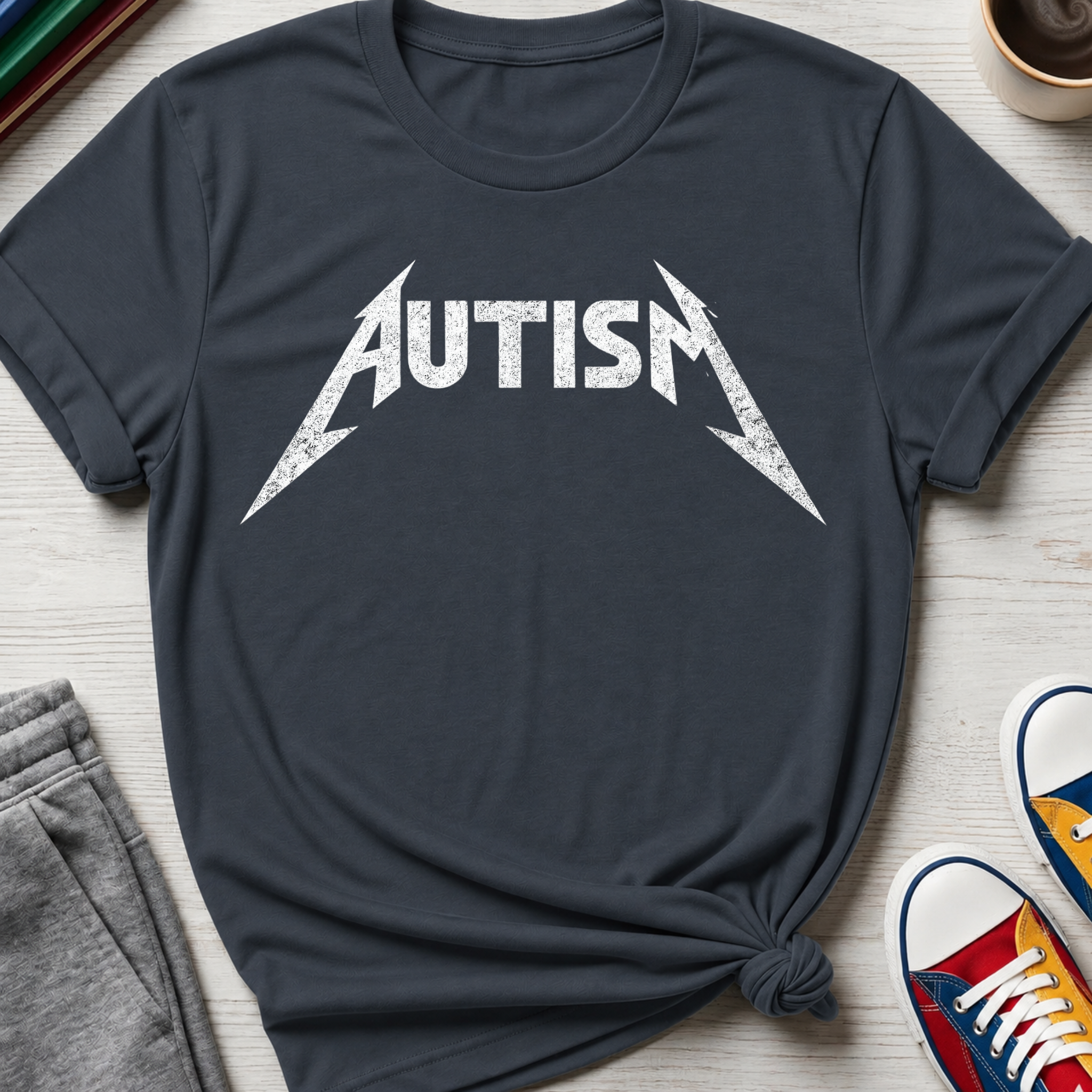 Autism Rock Band Album Cover | T-Shirt