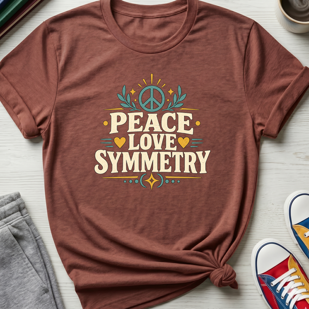 Peace Love and Symmetry | T-Shirt