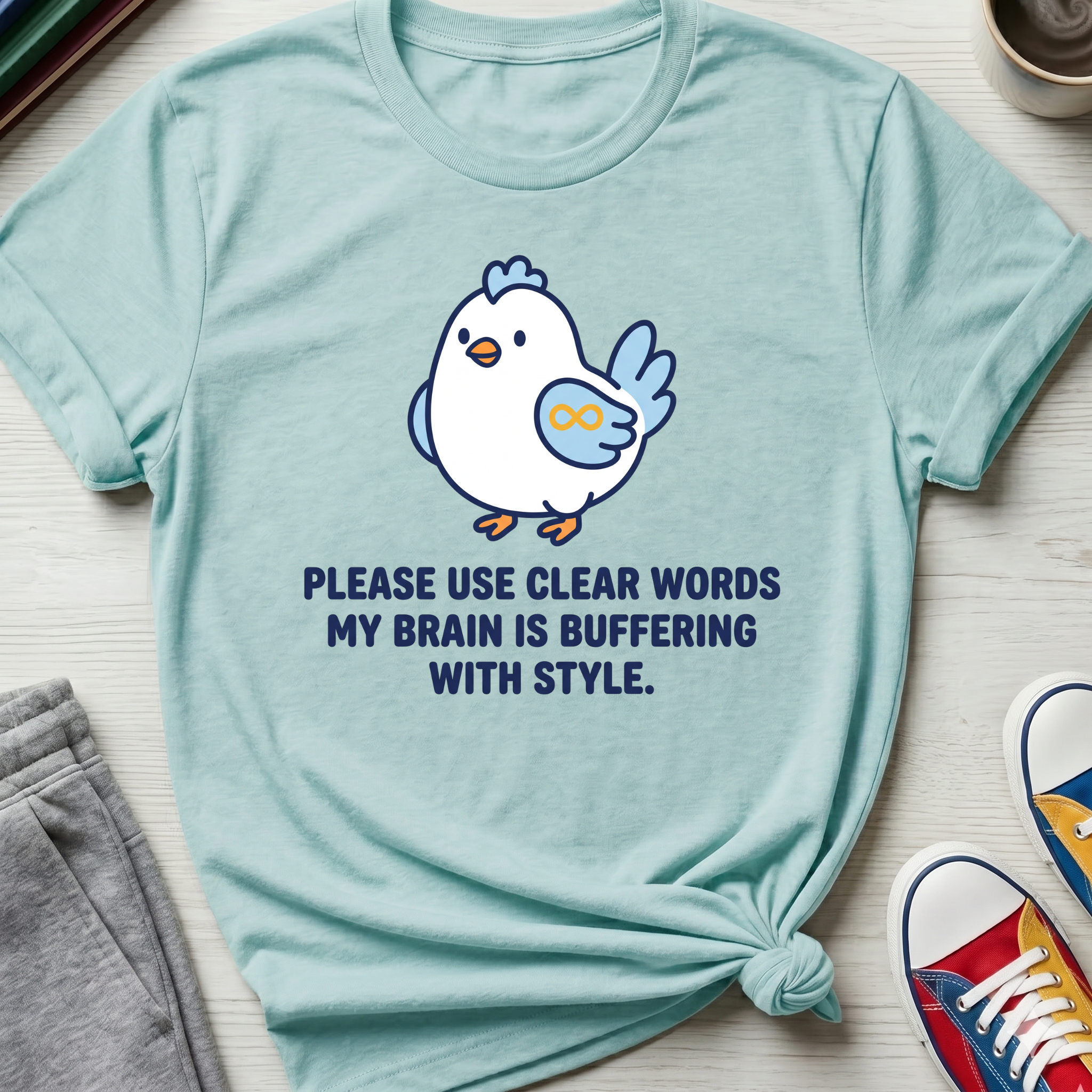 Use Clear Words Chicken | T-Shirt