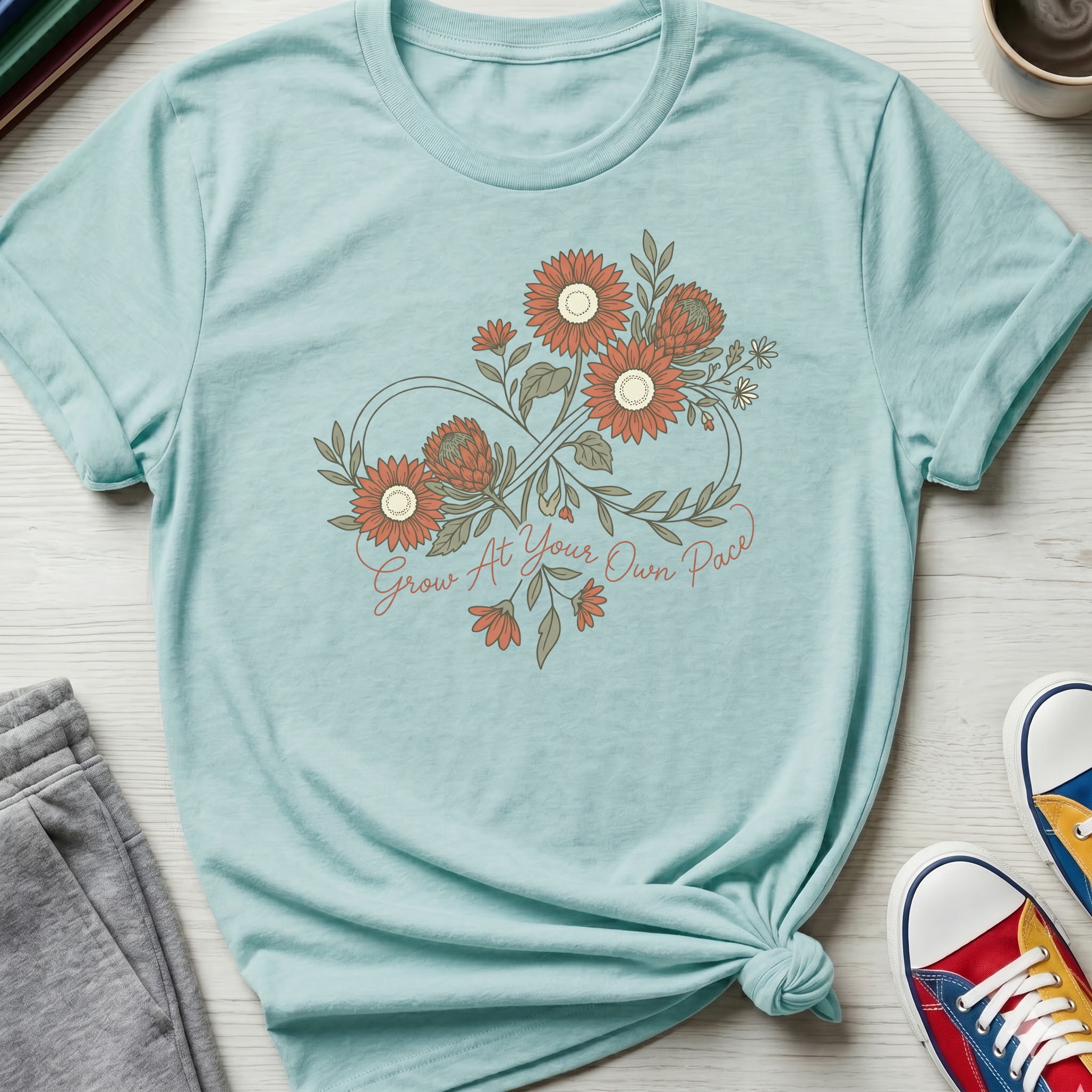 Neurodiv Grow at Your Own Pace | T-Shirt