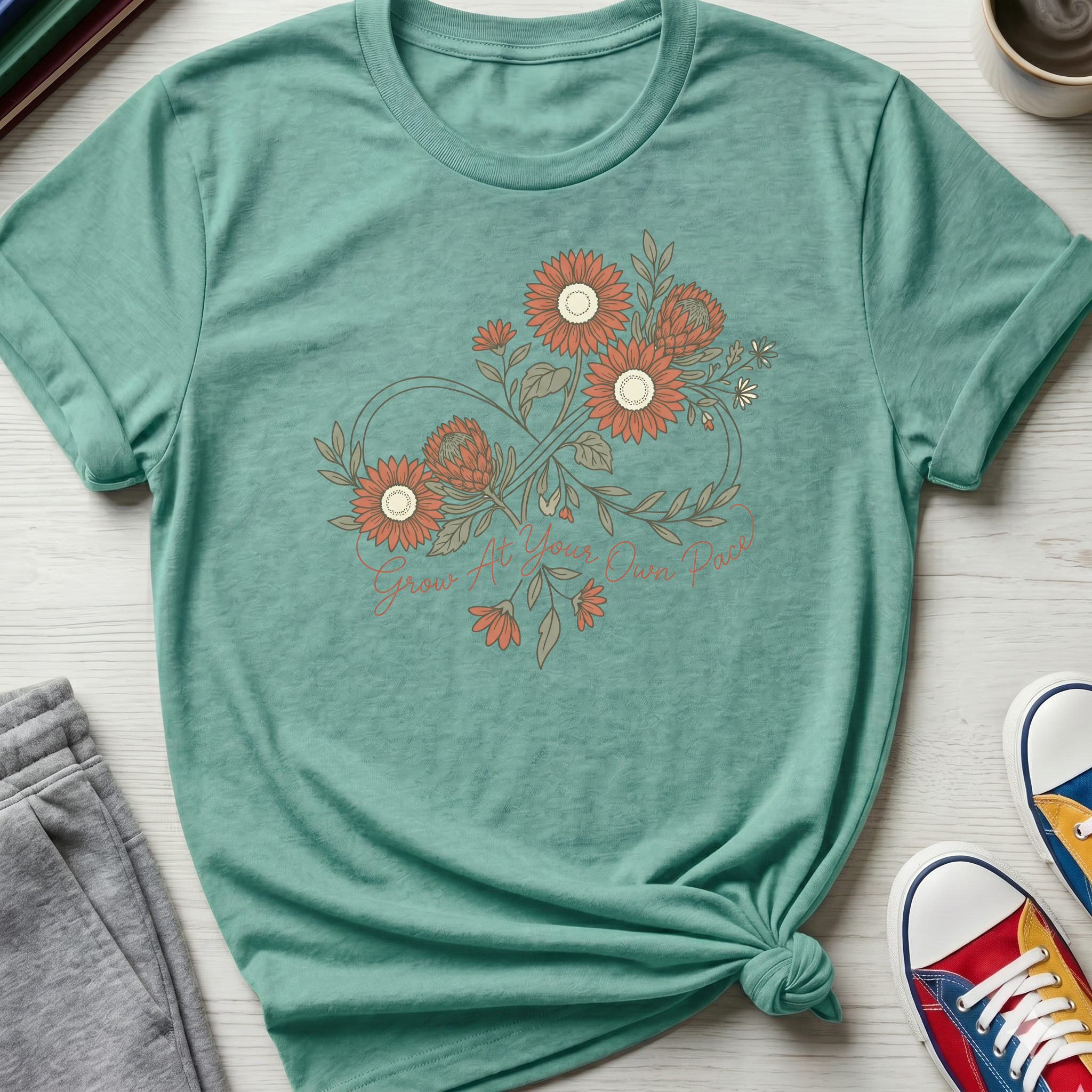 Neurodiv Grow at Your Own Pace | T-Shirt