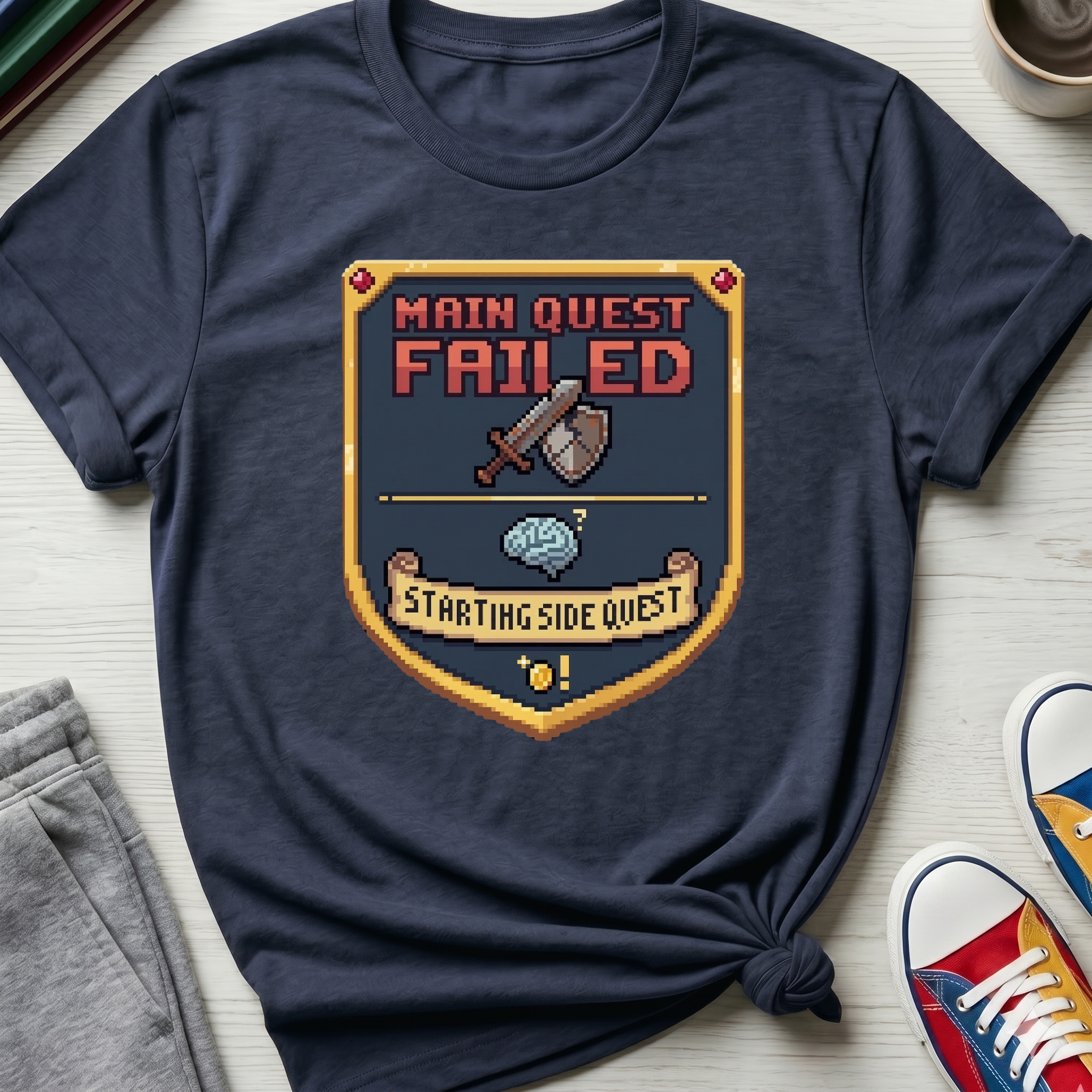 Main Quest Failed | T-Shirt
