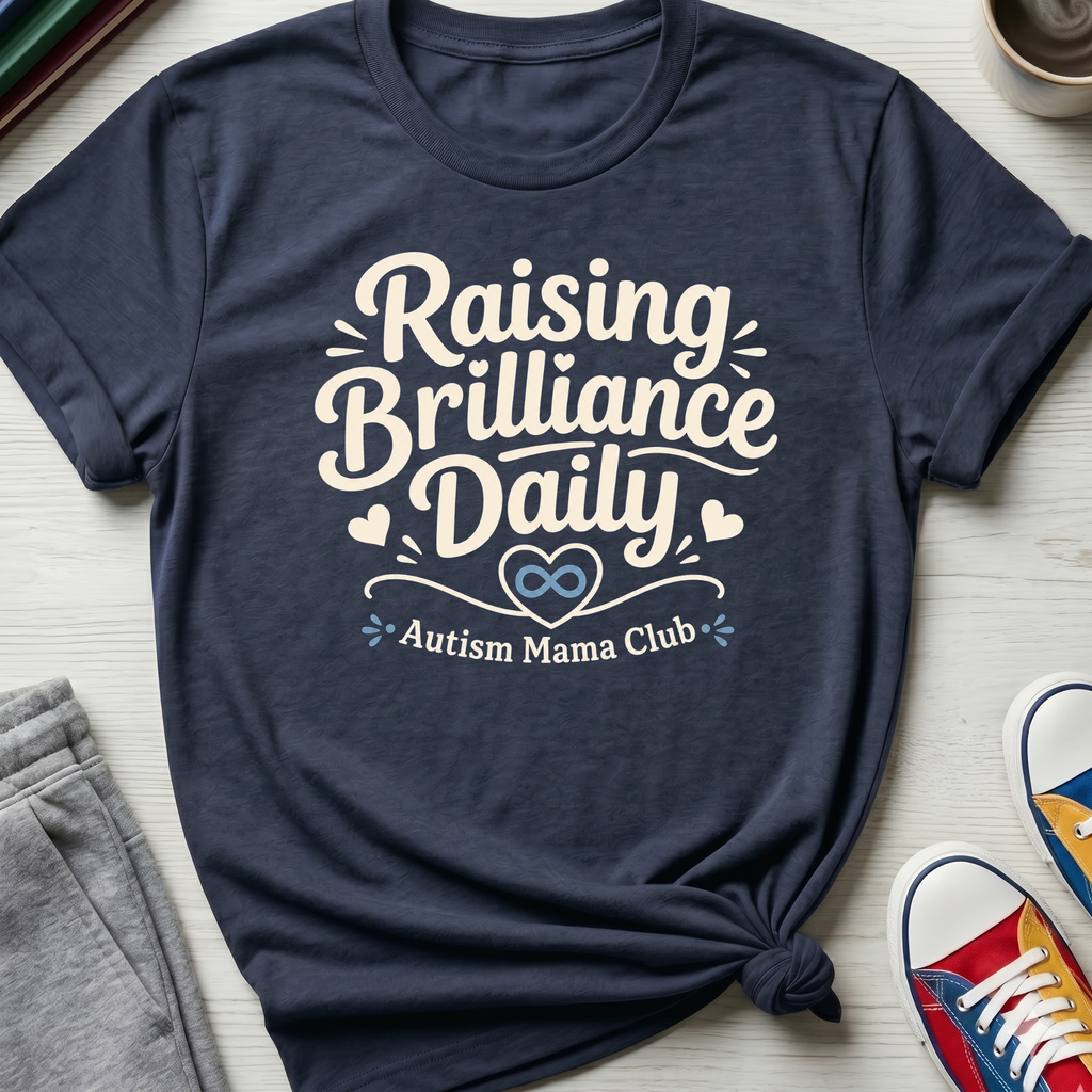 Autism Mama Raising Brilliance Daily | T-Shirt