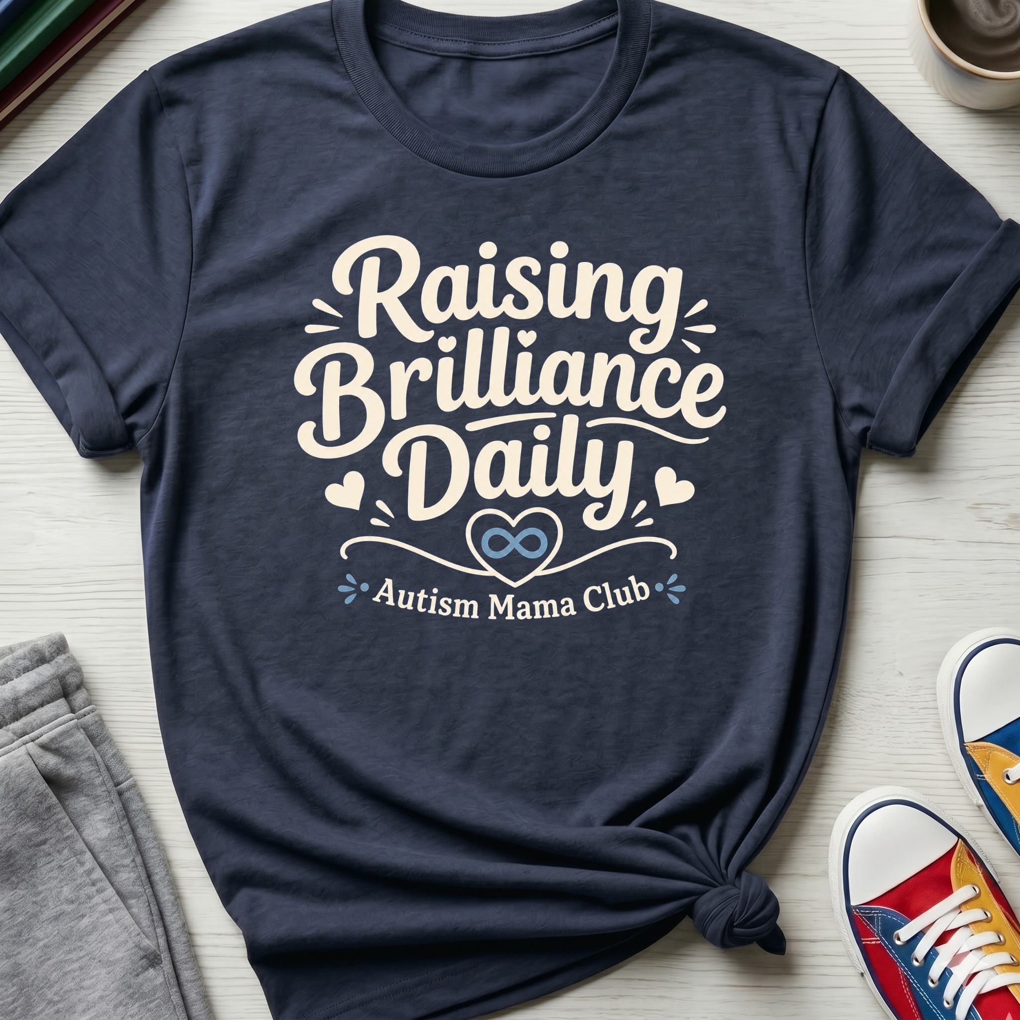 Autism Mama Raising Brilliance Daily | T-Shirt
