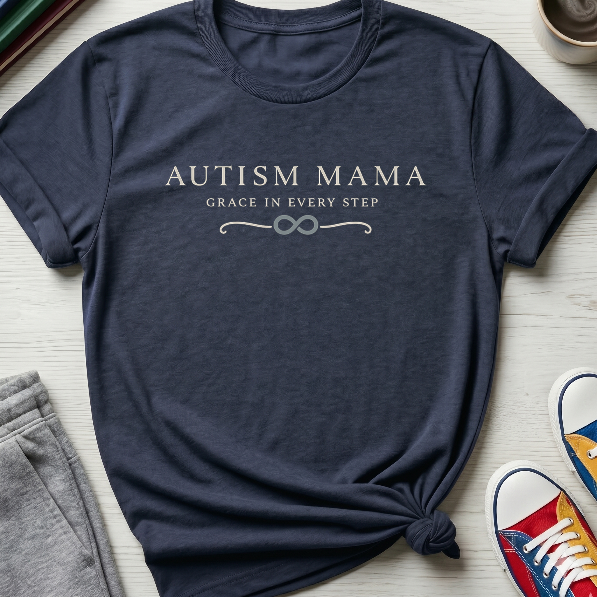 Autism Mama Grace in Every Step | T-Shirt