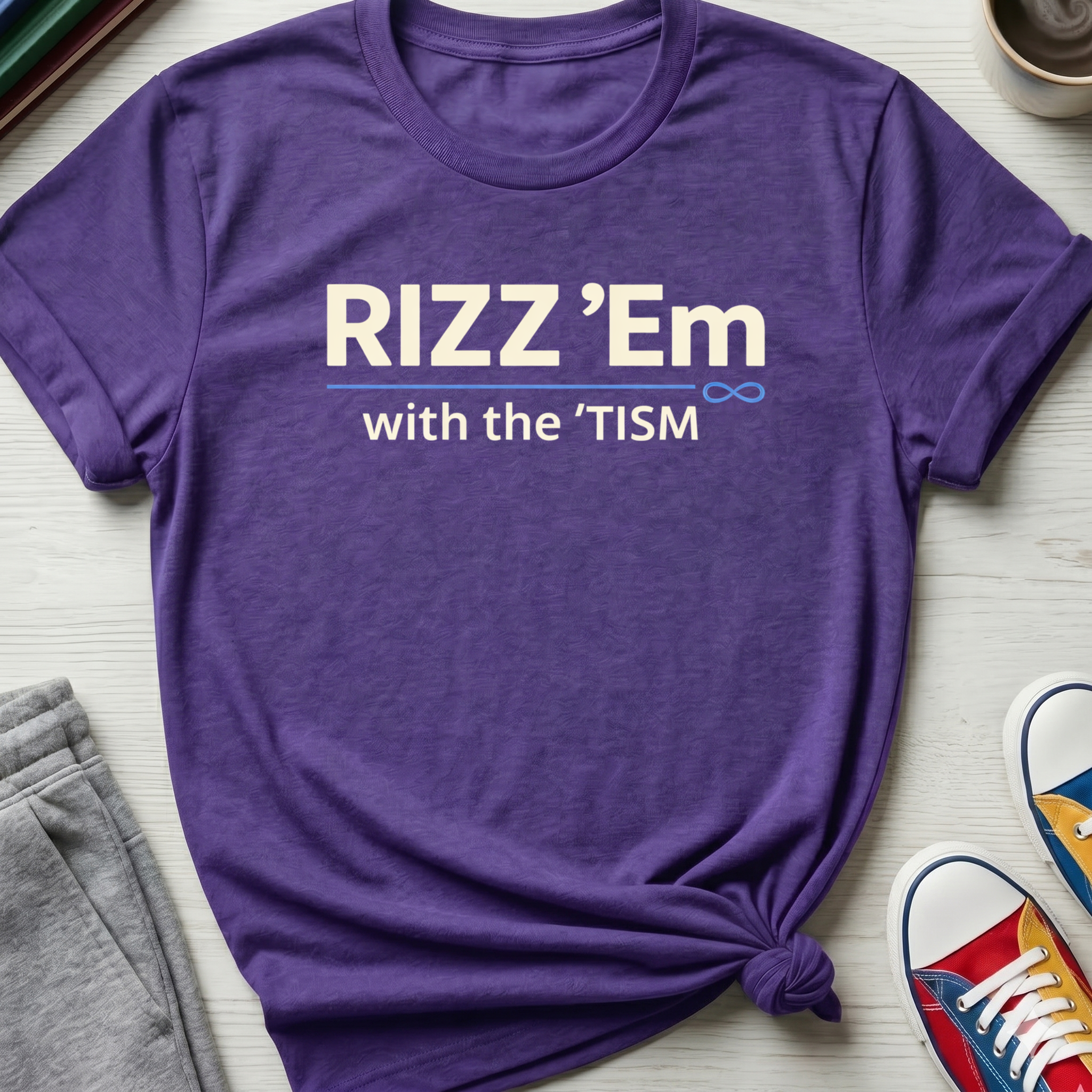 Rizz 'Em with the 'tism | T-Shirt