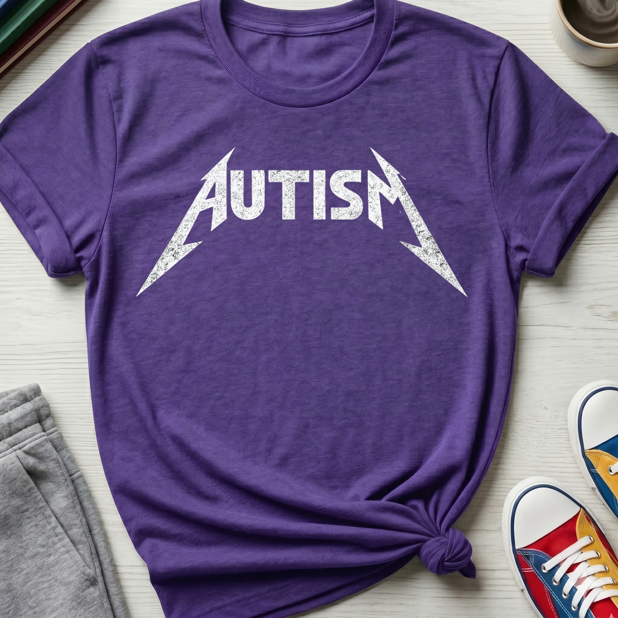Autism Rock Band Album Cover | T-Shirt
