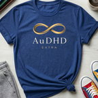 AuDHD Gold Infinity Extra | T-Shirt
