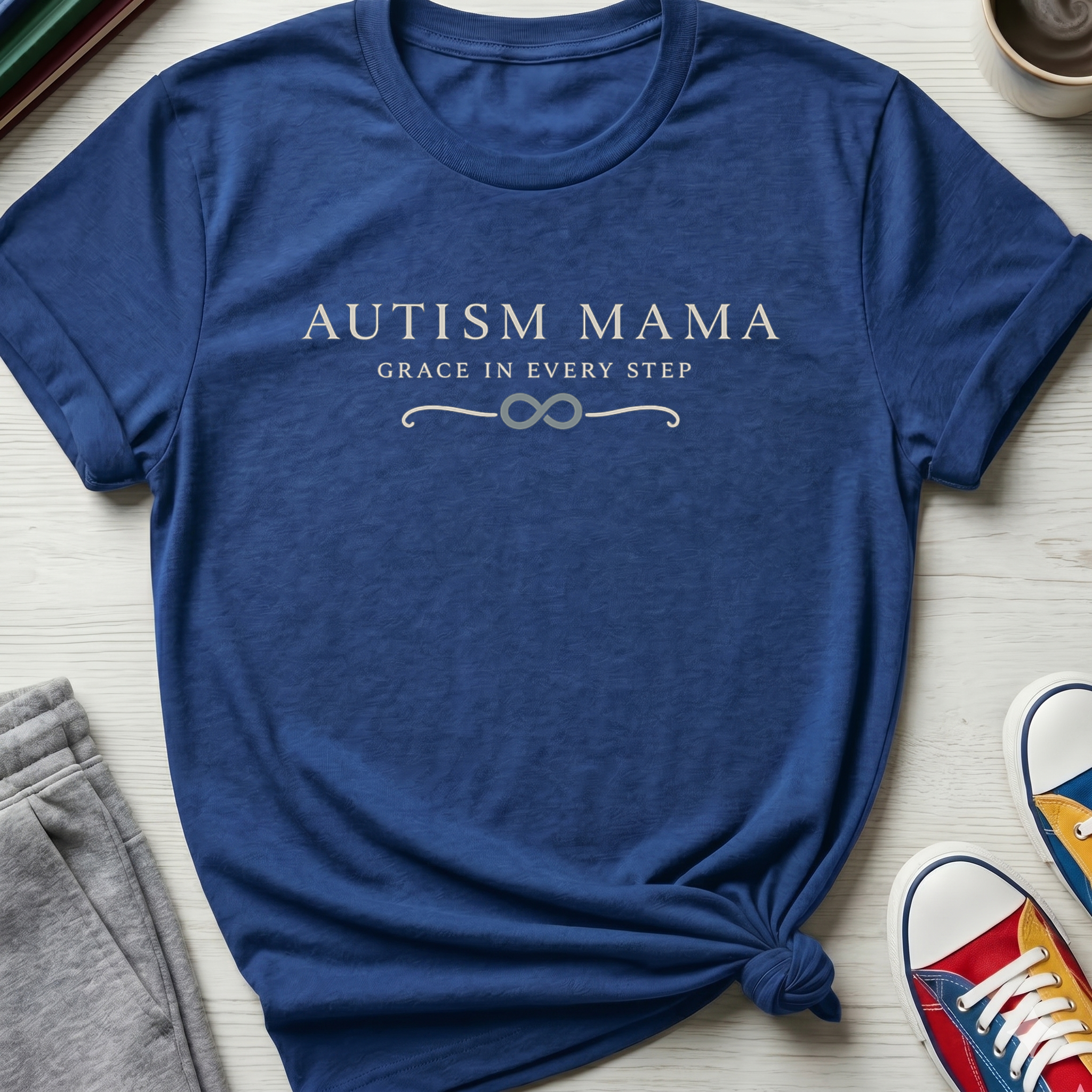 Autism Mama Grace in Every Step | T-Shirt