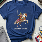 Not Here to Blend In Floral Knight | T-Shirt