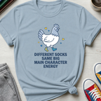 Different Socks Same Main Character Energy | T-Shirt