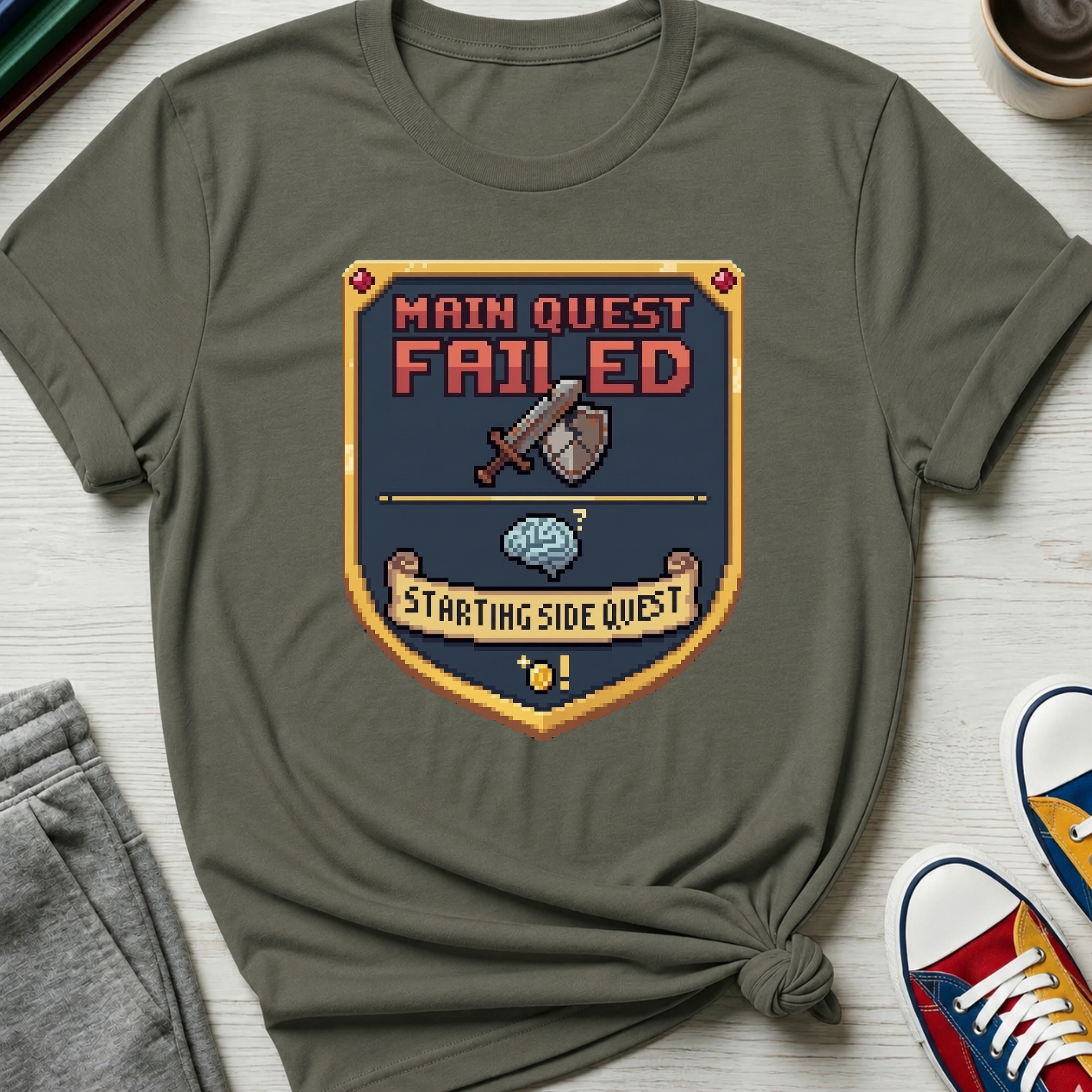 Main Quest Failed | T-Shirt