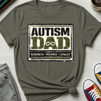 Autism Dad Strength Loyalty | T-Shirt
