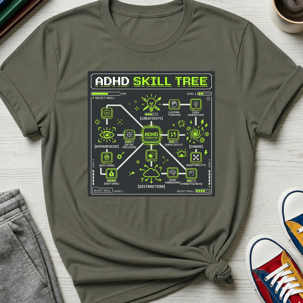 ADHD Skill Tree | T-Shirt