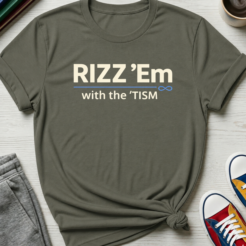 Rizz 'Em with the 'tism | T-Shirt