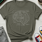 Brain Side Quest Schematic | T-Shirt