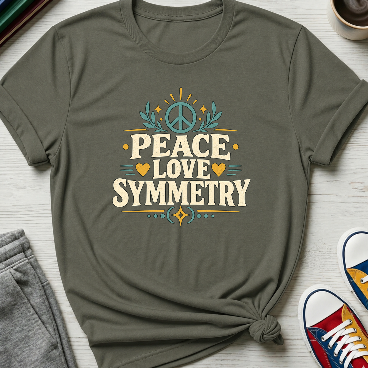 Peace Love and Symmetry | T-Shirt