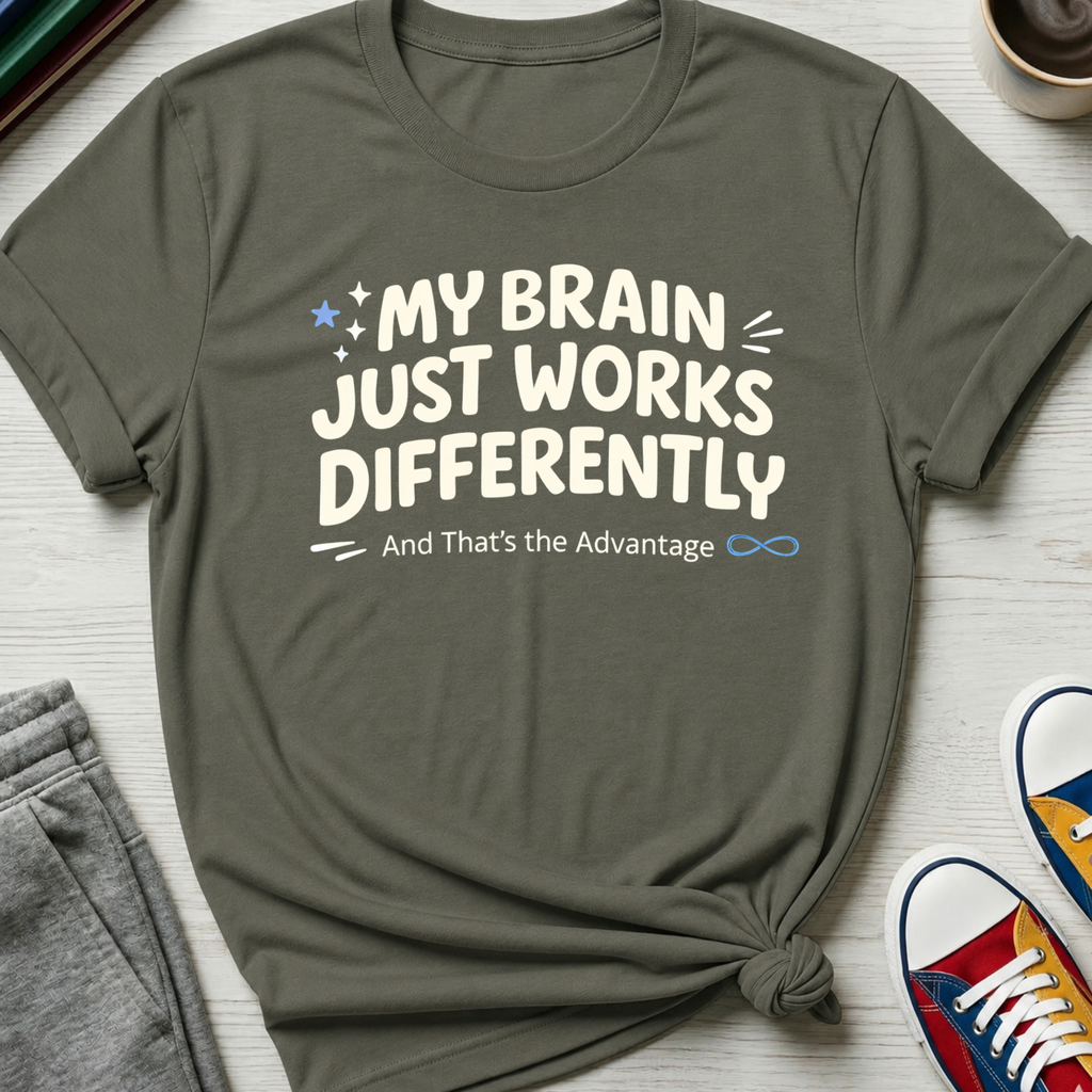 Brain Works Differently - That's the Advantage | T-Shirt