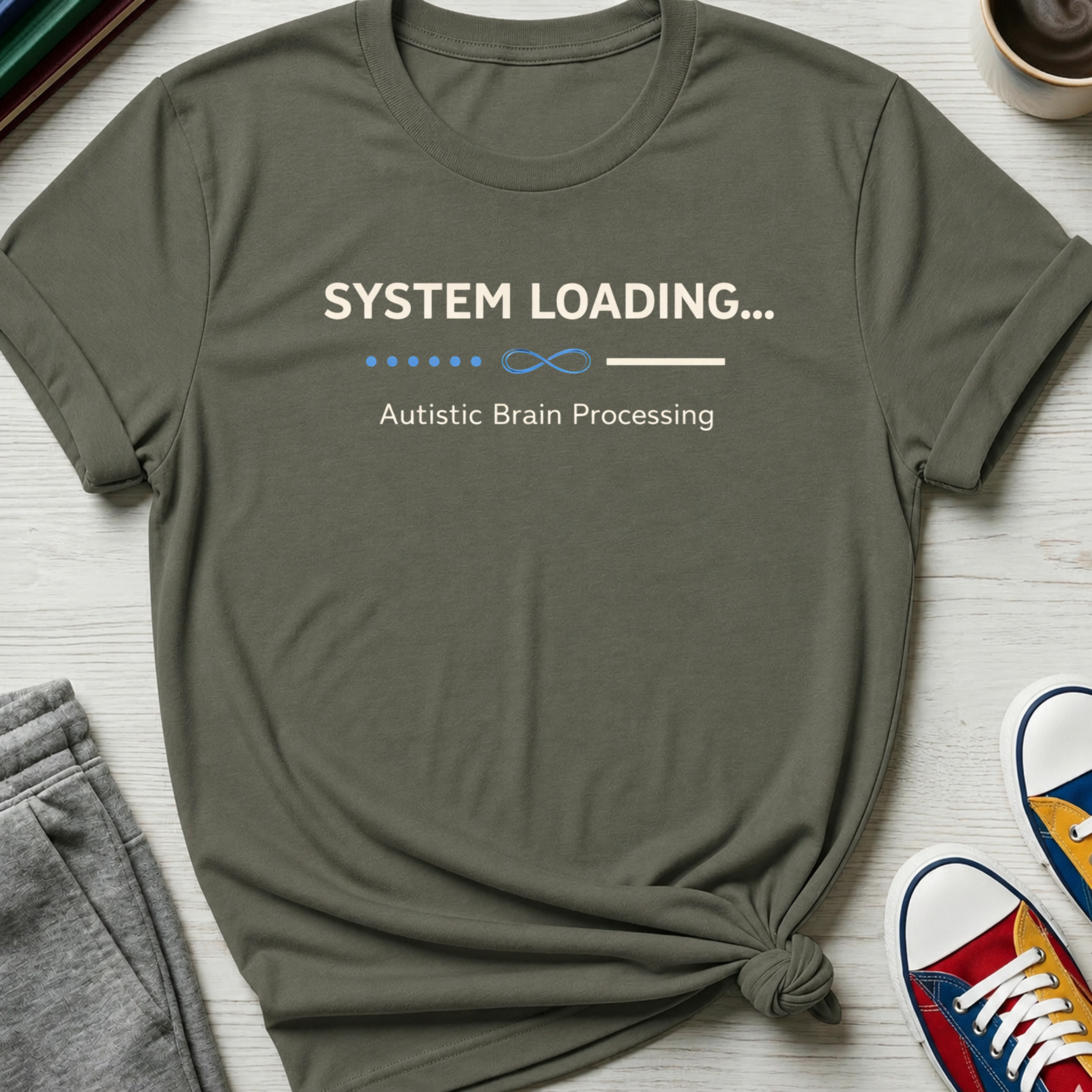 System Loading Autistic Brain Processing | T-Shirt