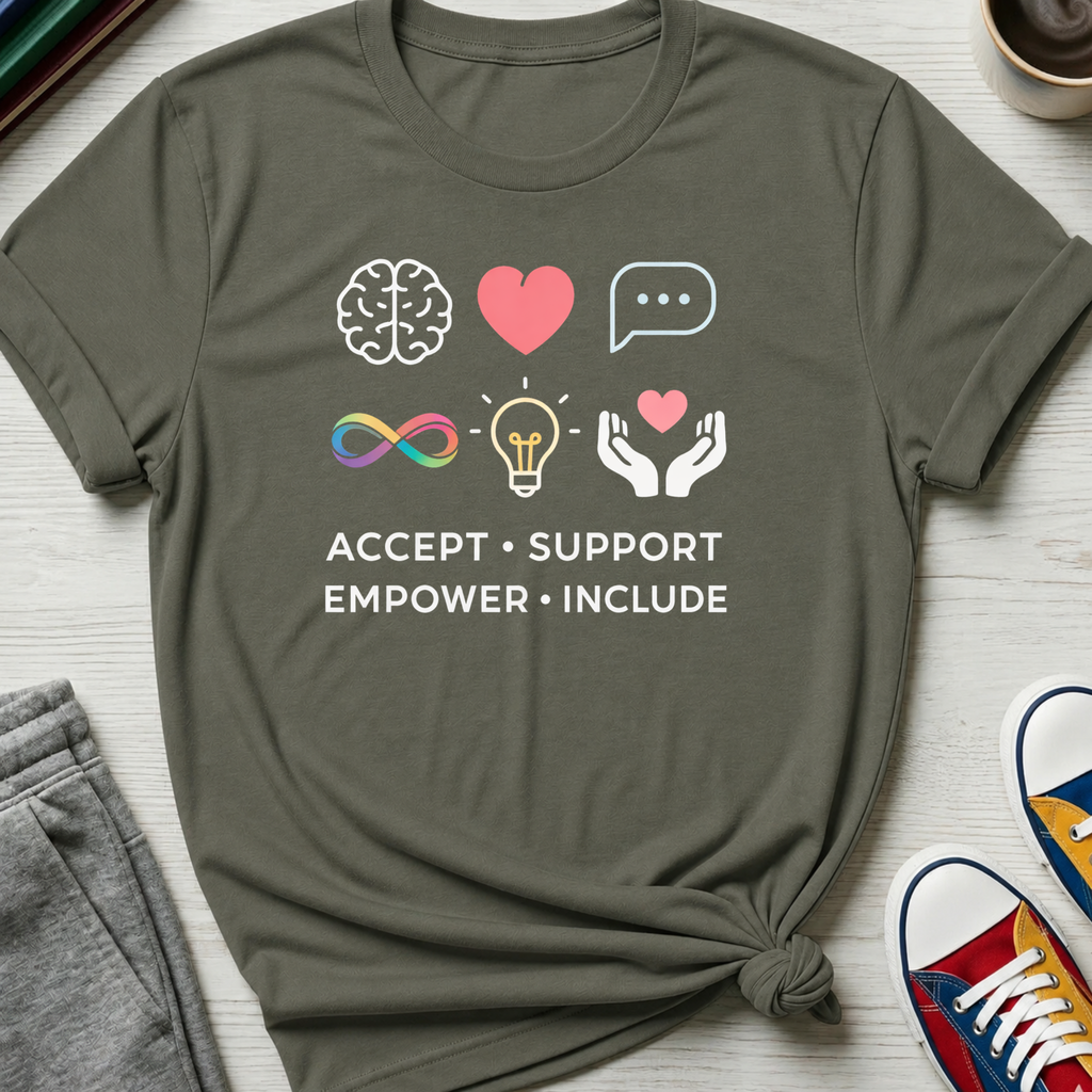 Neurodiv Accept Support Empower Include  | T-Shirt