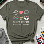 Neurodiv Accept Support Empower Include  | T-Shirt
