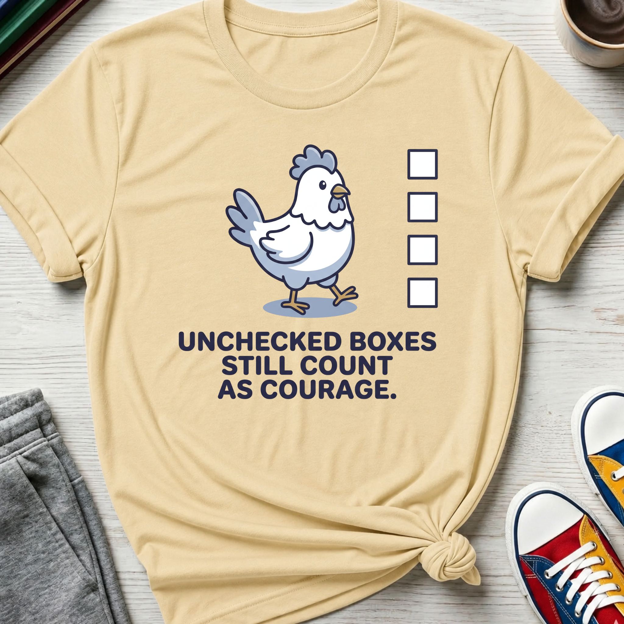 Unchecked Box Courage | T-Shirt