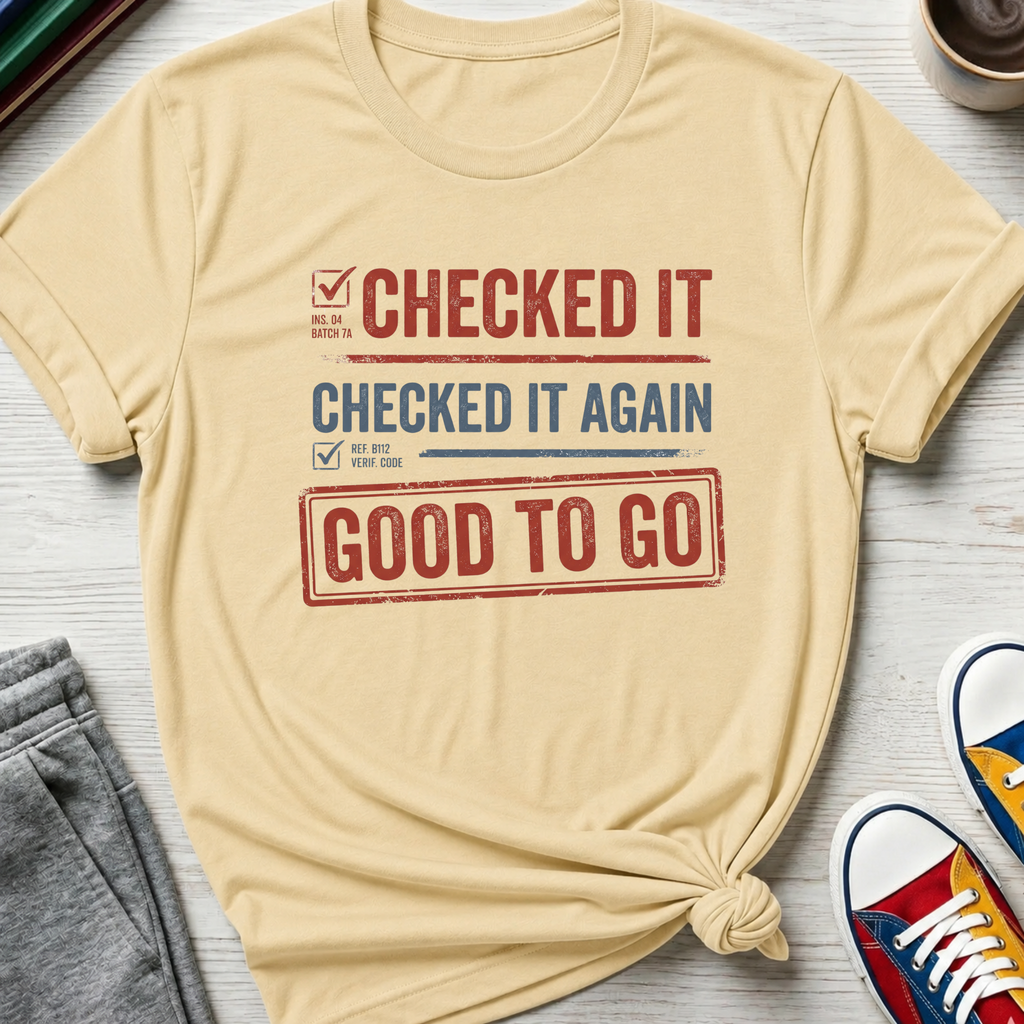 OCD Checked and Stamped | T-Shirt