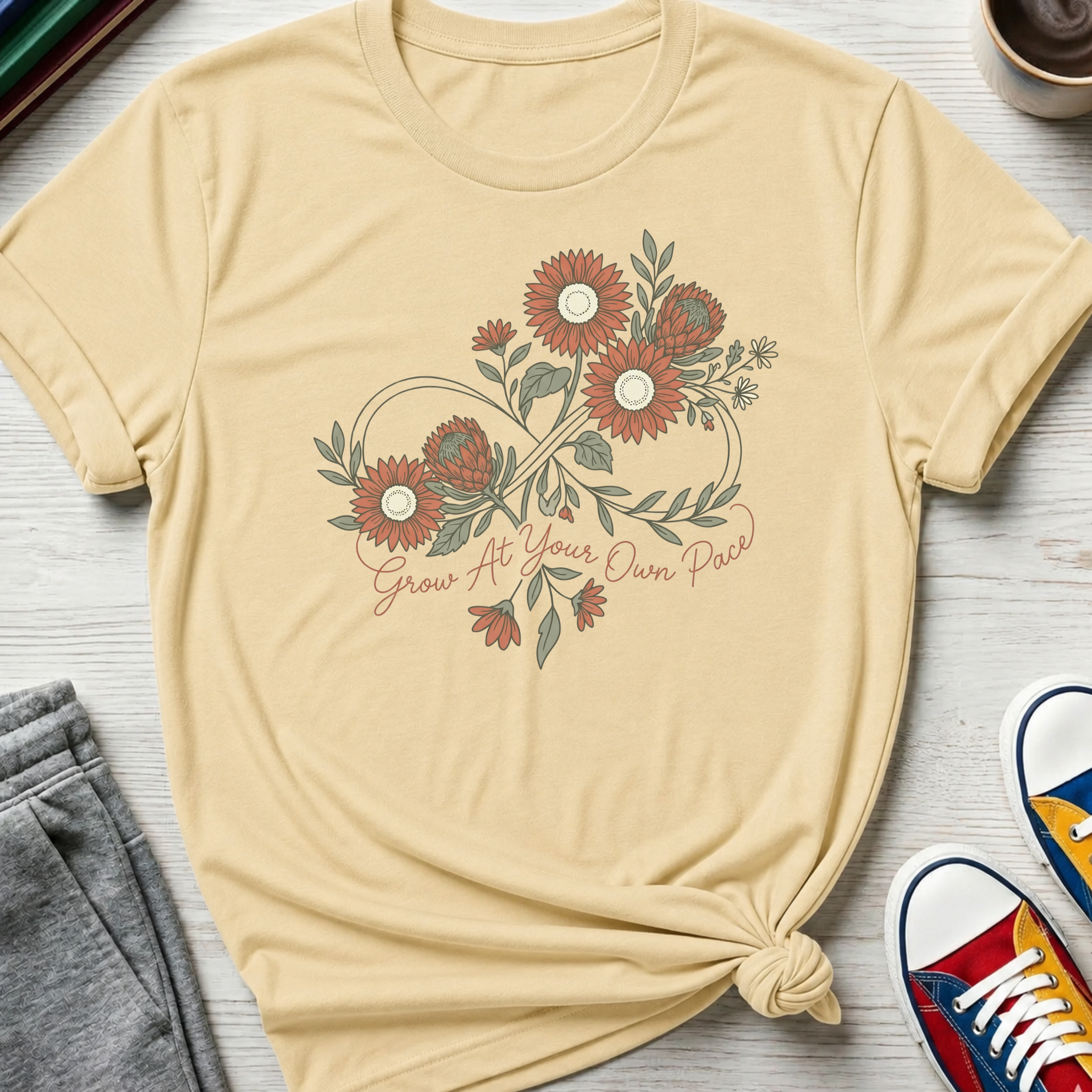 Neurodiv Grow at Your Own Pace | T-Shirt