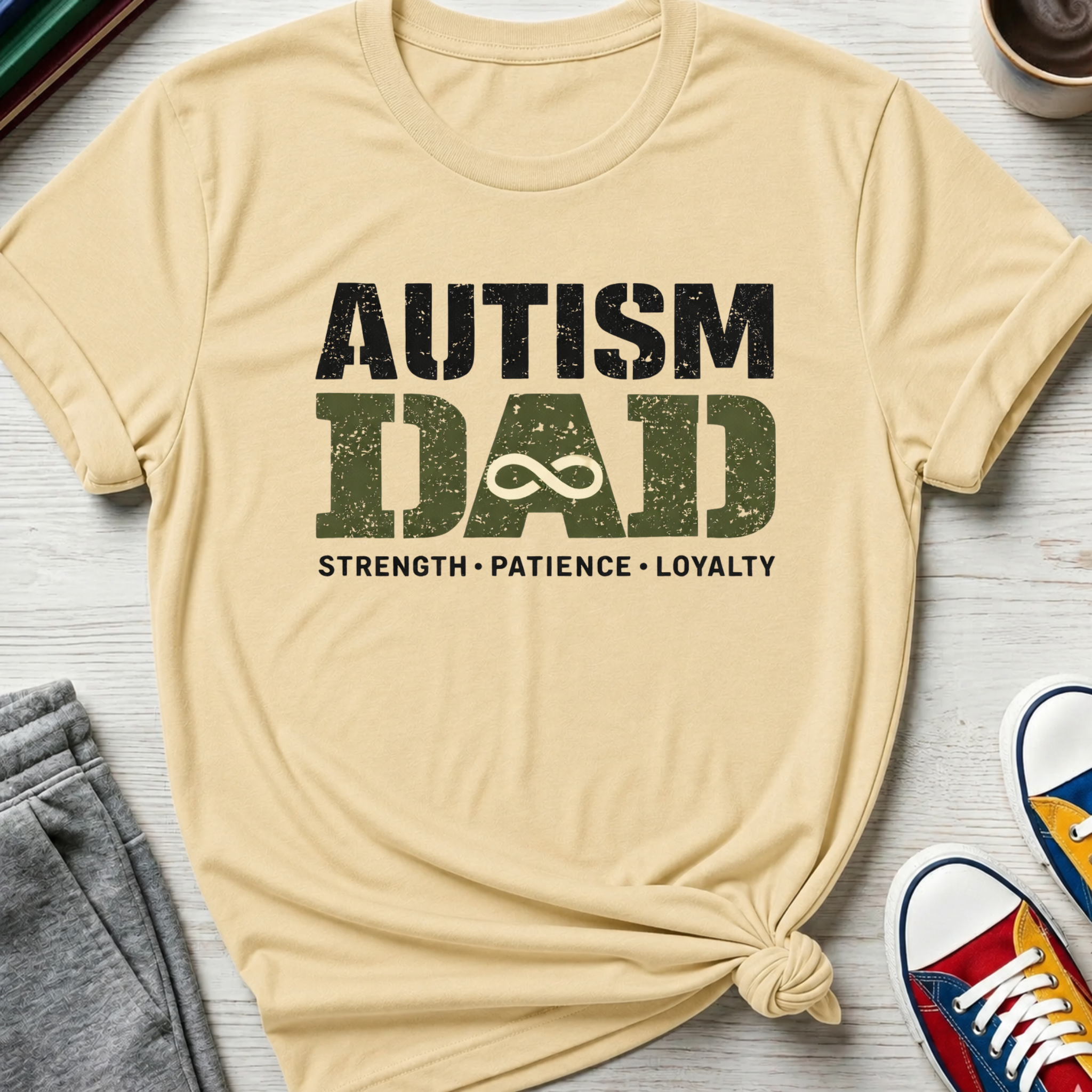 Autism Dad Strength Loyalty 2 | T-Shirt
