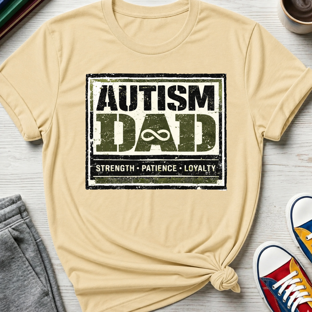Autism Dad Strength Loyalty | T-Shirt