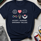 Neurodiv Accept Support Empower Include  | T-Shirt