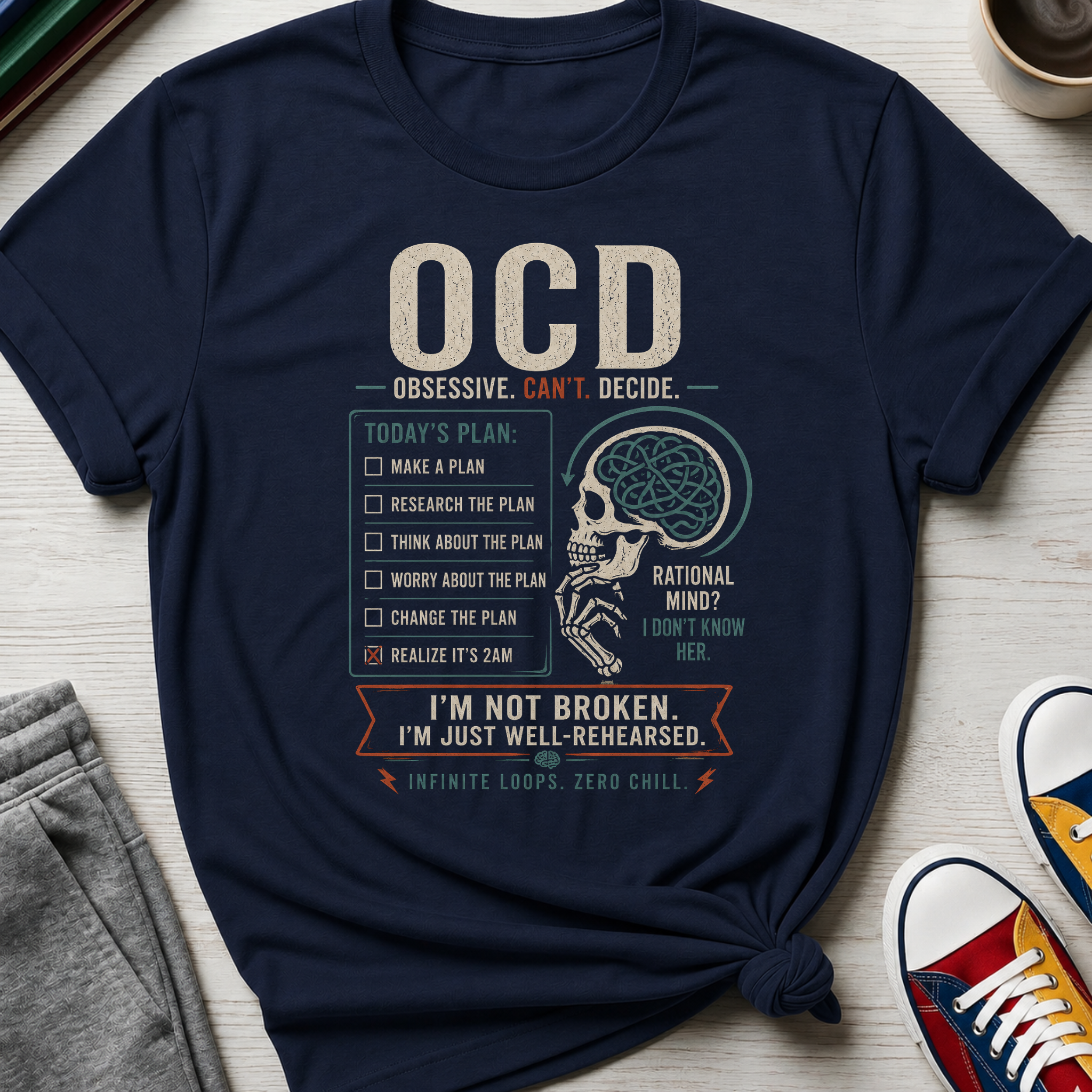 OCD Obsessive Can't Decide | T-Shirt