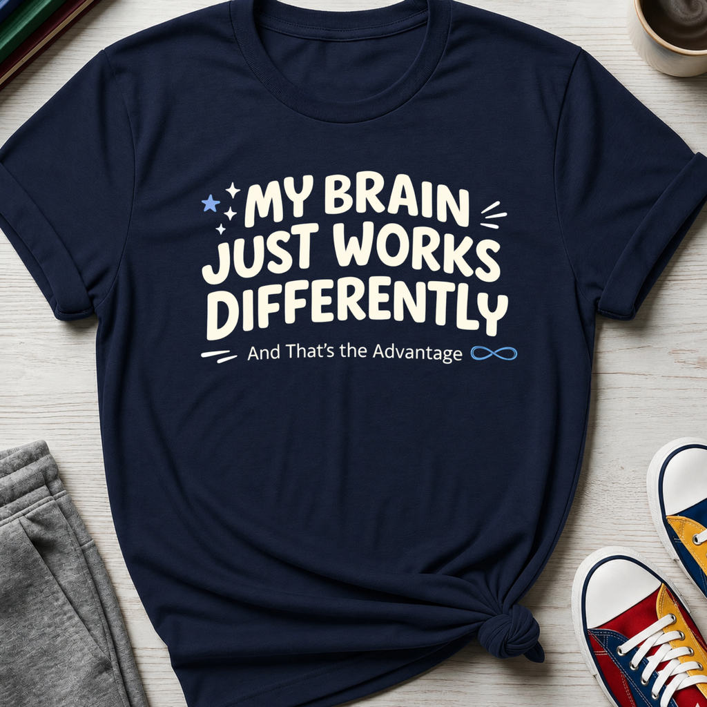 Brain Works Differently - That's the Advantage | T-Shirt