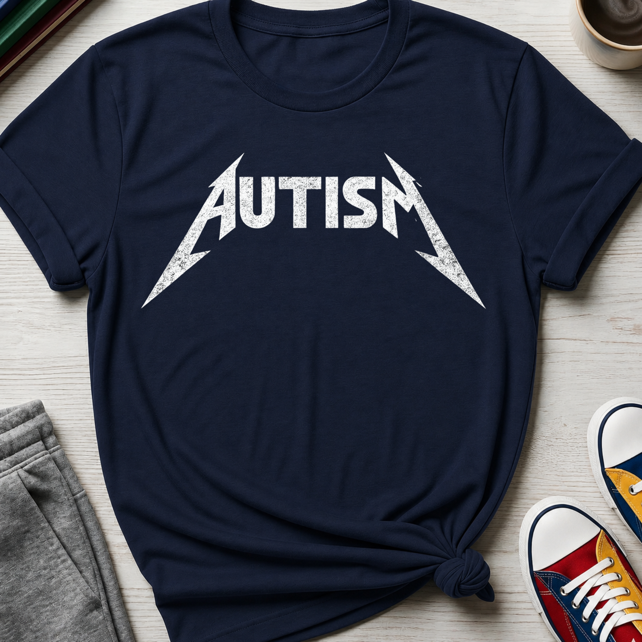 Autism Rock Band Album Cover | T-Shirt
