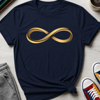 AuDHD Gold Infinity Loop | T-Shirt