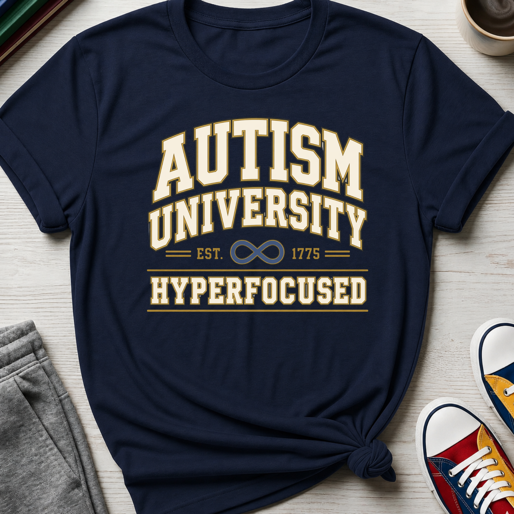 Autism University Hyperfocused | T-Shirt
