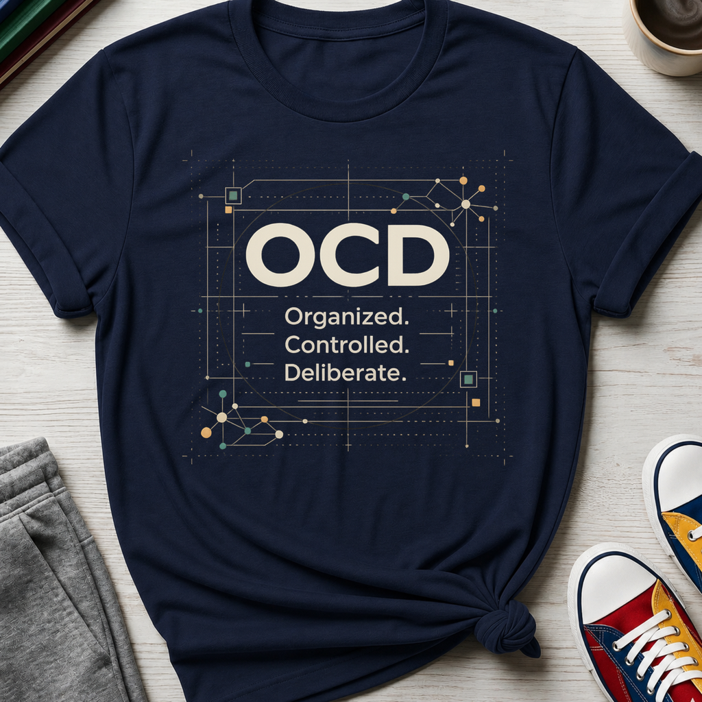 OCD Organized Controlled Deliberate | T-Shirt