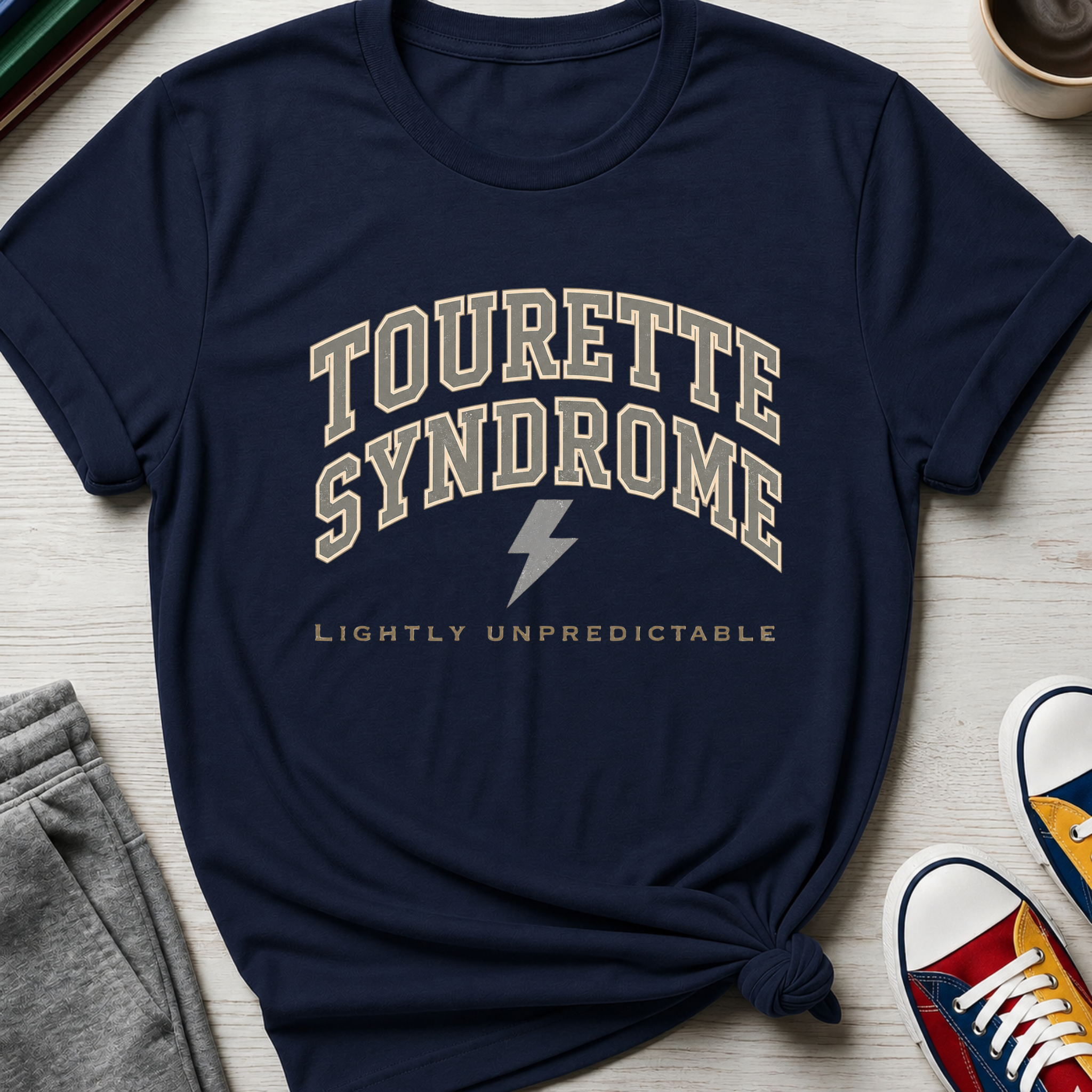 Tourette Lightly Unpredictable | T-Shirt