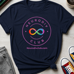 Neurodiv Club Purple Badge | T-Shirt