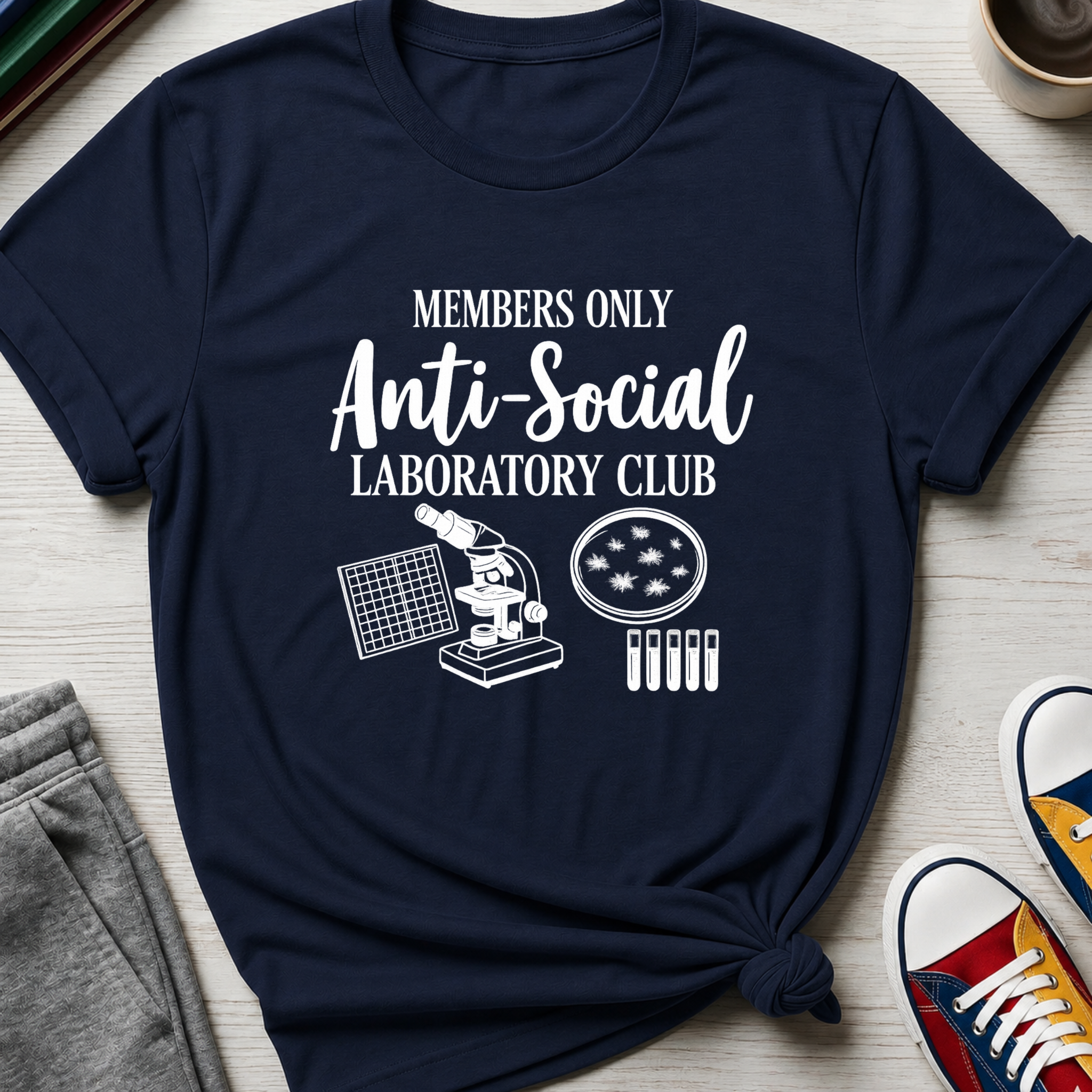 Anti-Social Laboratory Club | T-Shirt-Dark