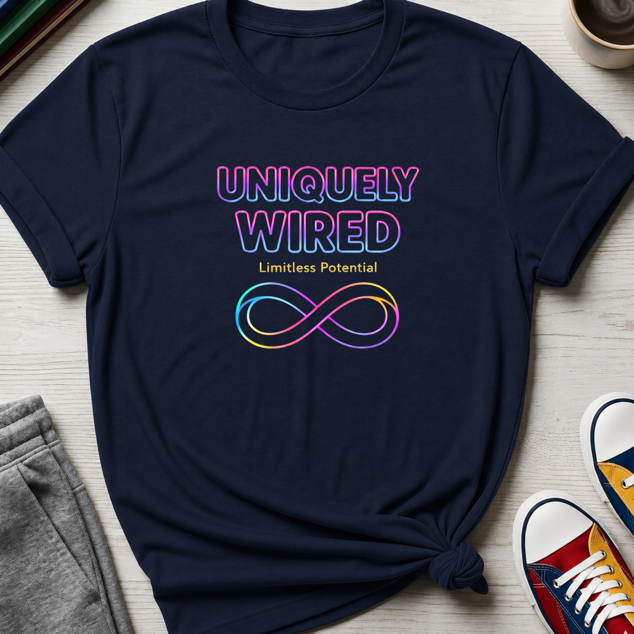 Neurodiv Uniquely Wired | T-Shirt