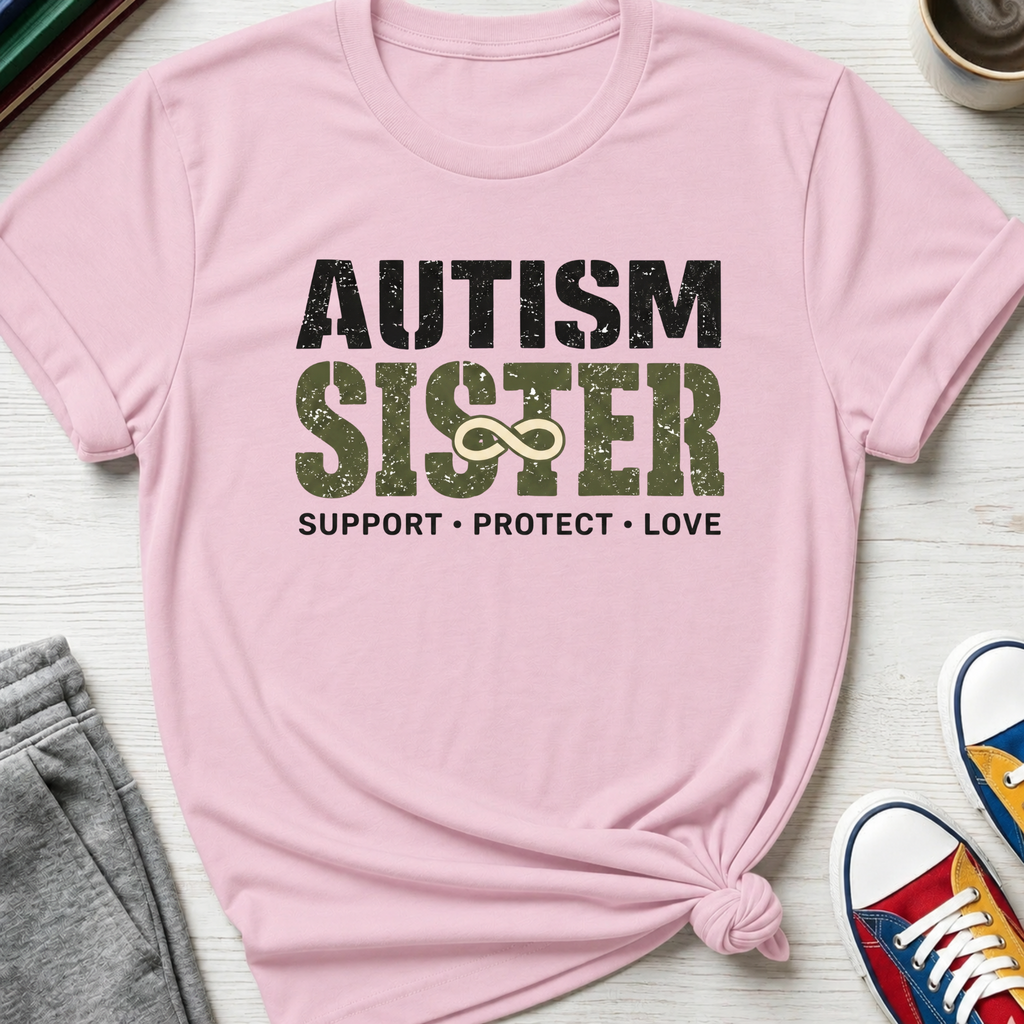 Autism Sister Protect | T-Shirt