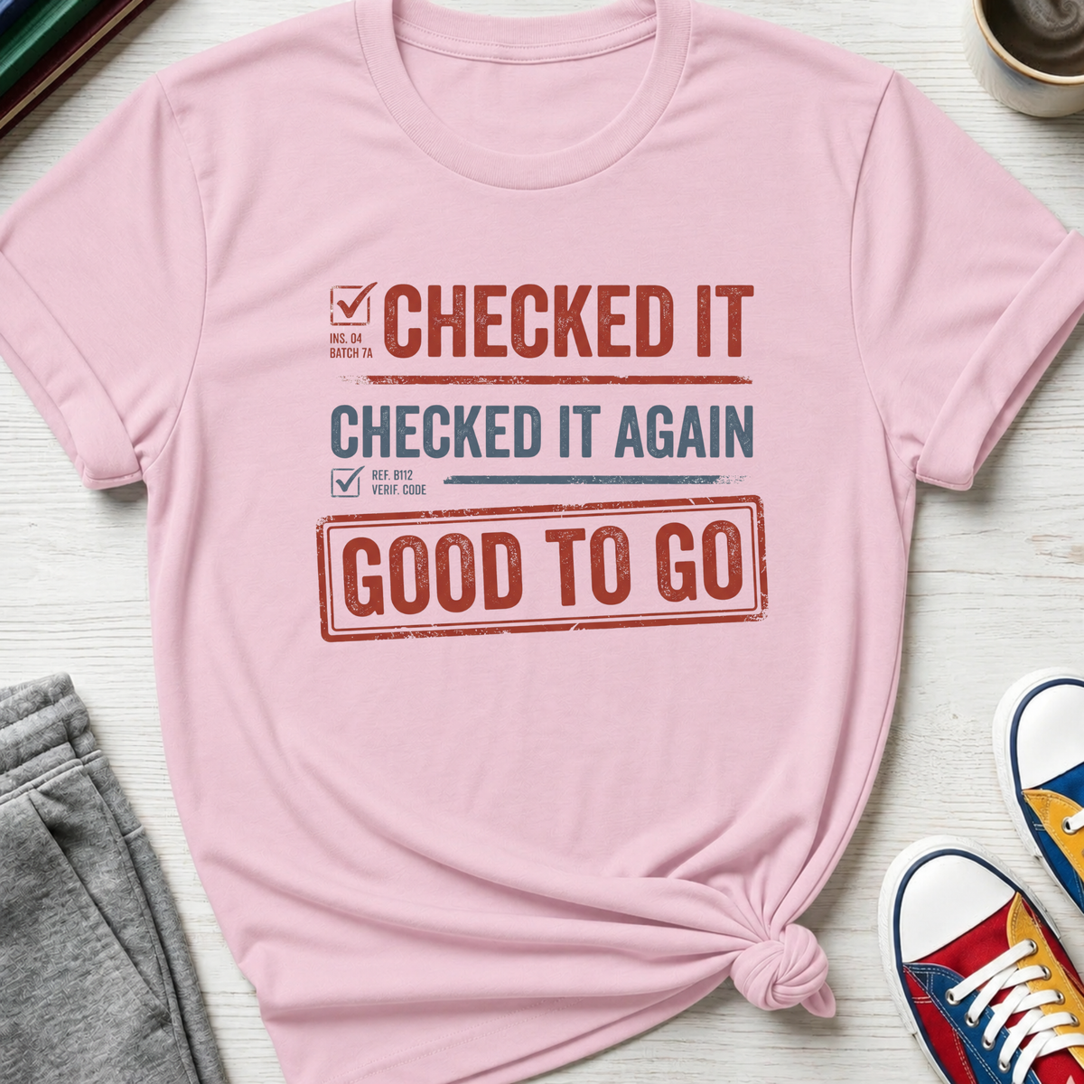 OCD Checked and Stamped | T-Shirt