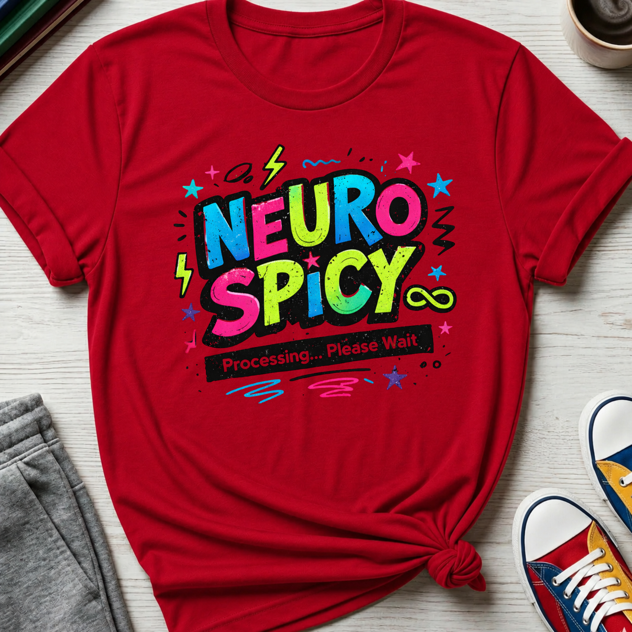 Neuro Spicy Processing Please Wait | T-Shirt
