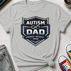 Autism Dad Shield Strength Pride | T-Shirt