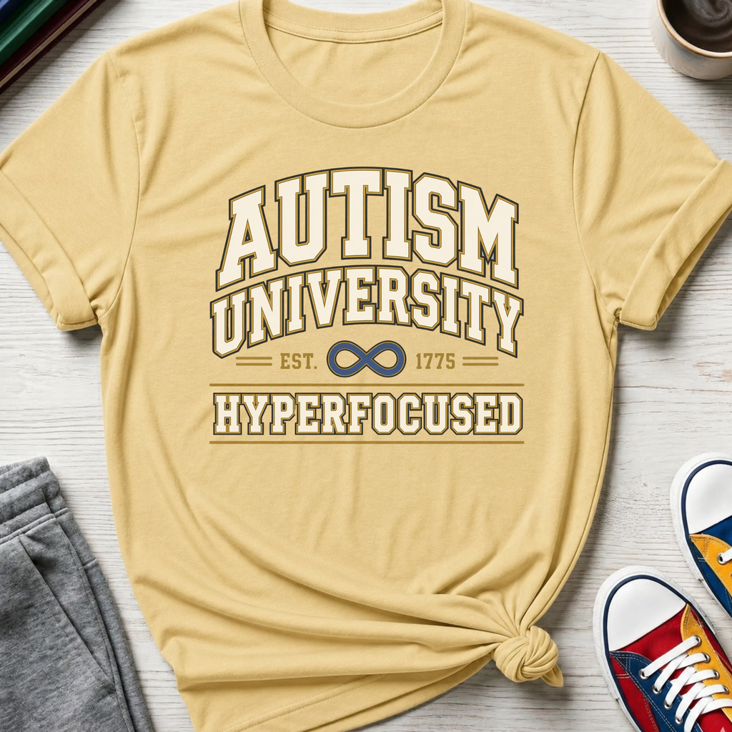 Autism University Hyperfocused | T-Shirt