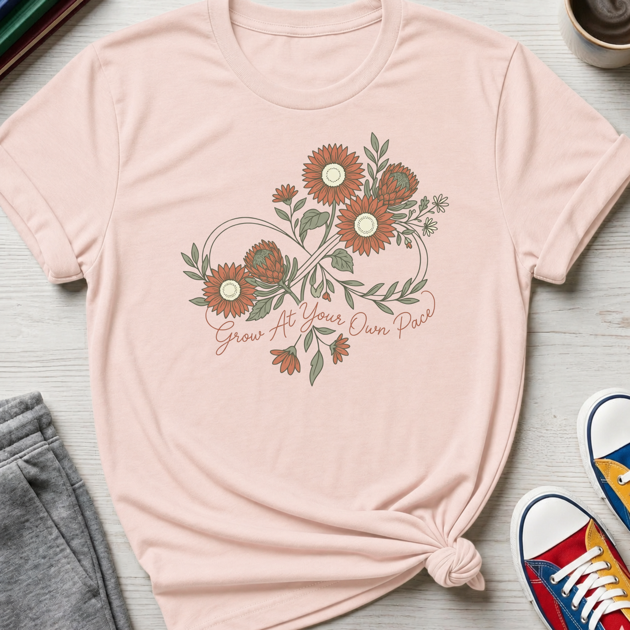 Neurodiv Grow at Your Own Pace | T-Shirt