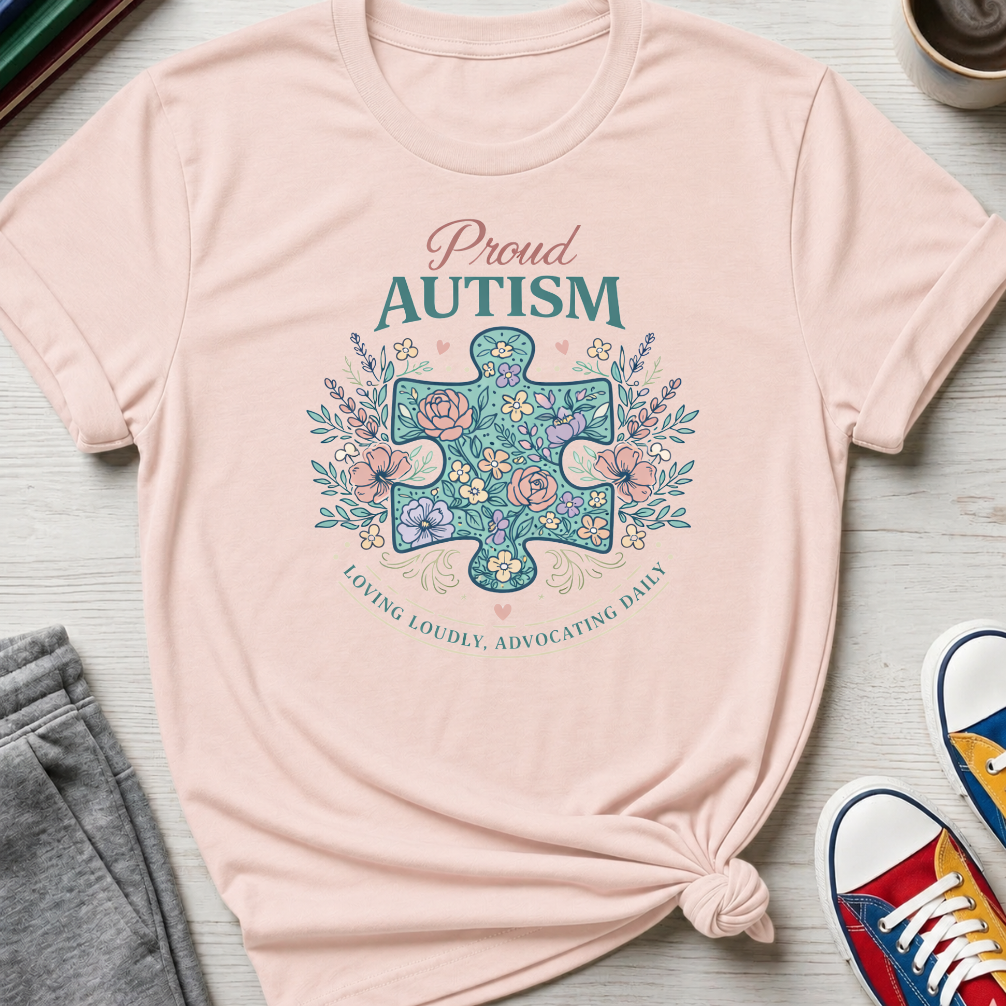 Autism Proud Loving Loudly | T-Shirt