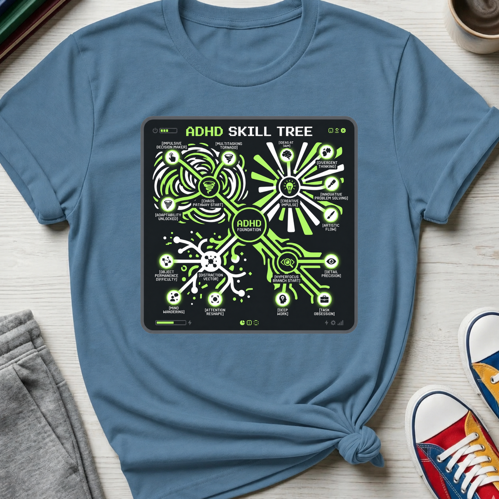 ADHD Skill Tree 2 | T-Shirt